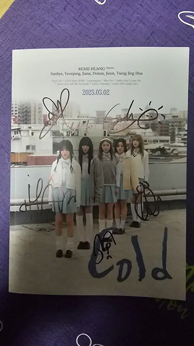 Young Posse's non-sale signed CD