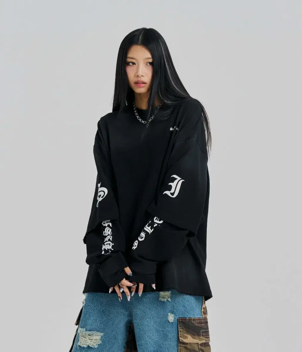 M)스키즘 인듀싱 IKEBUKURO SLEEVES, BLACK