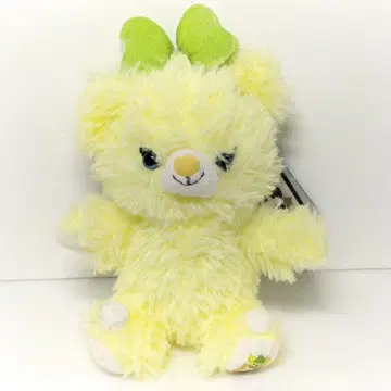 디즈니 유니베어시티 마스코트 키링 브로치 곰 옐로우 컬러