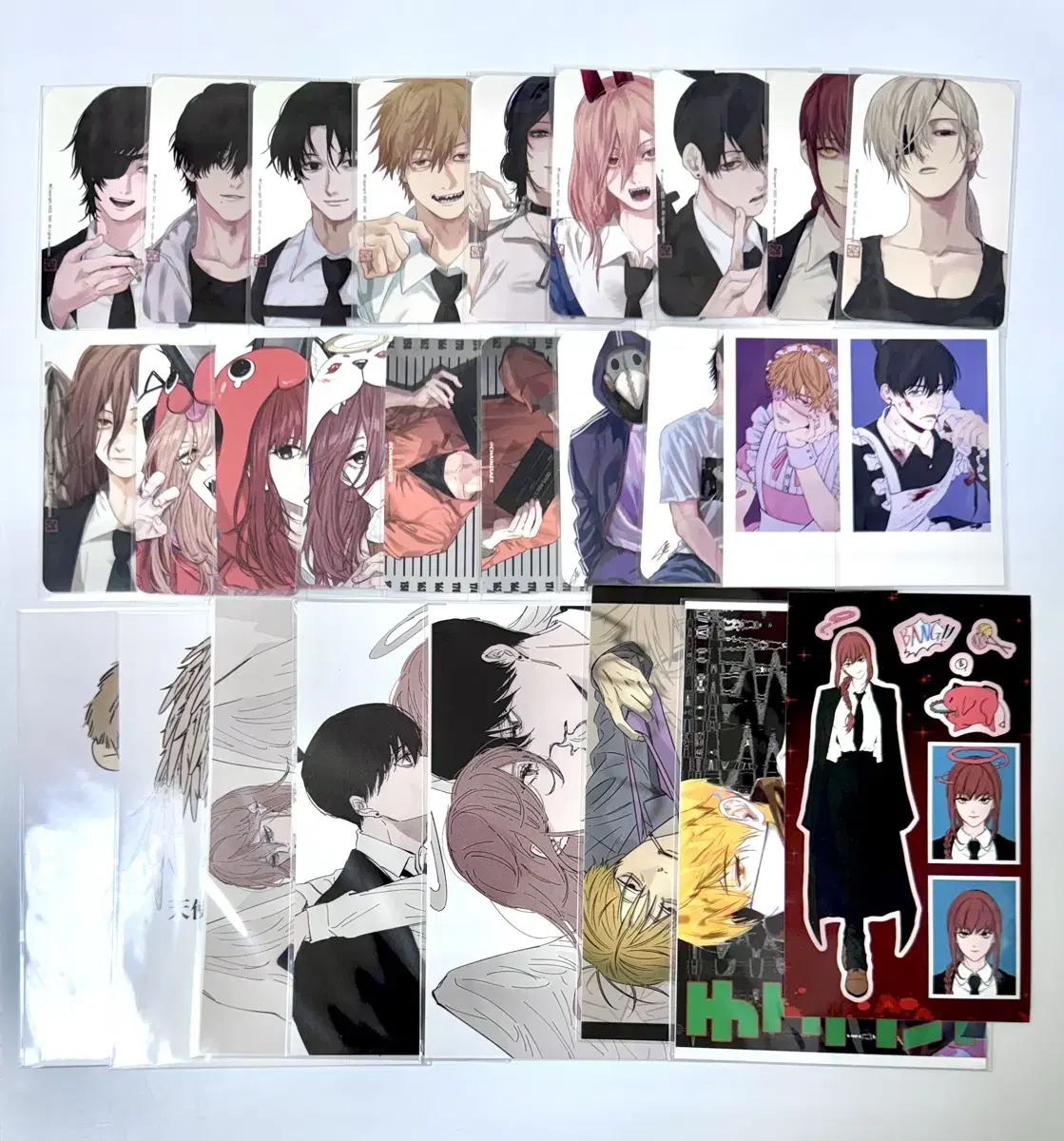 Chainsaw Man online print poca sticker Denji Yoshida Power Aki Makima