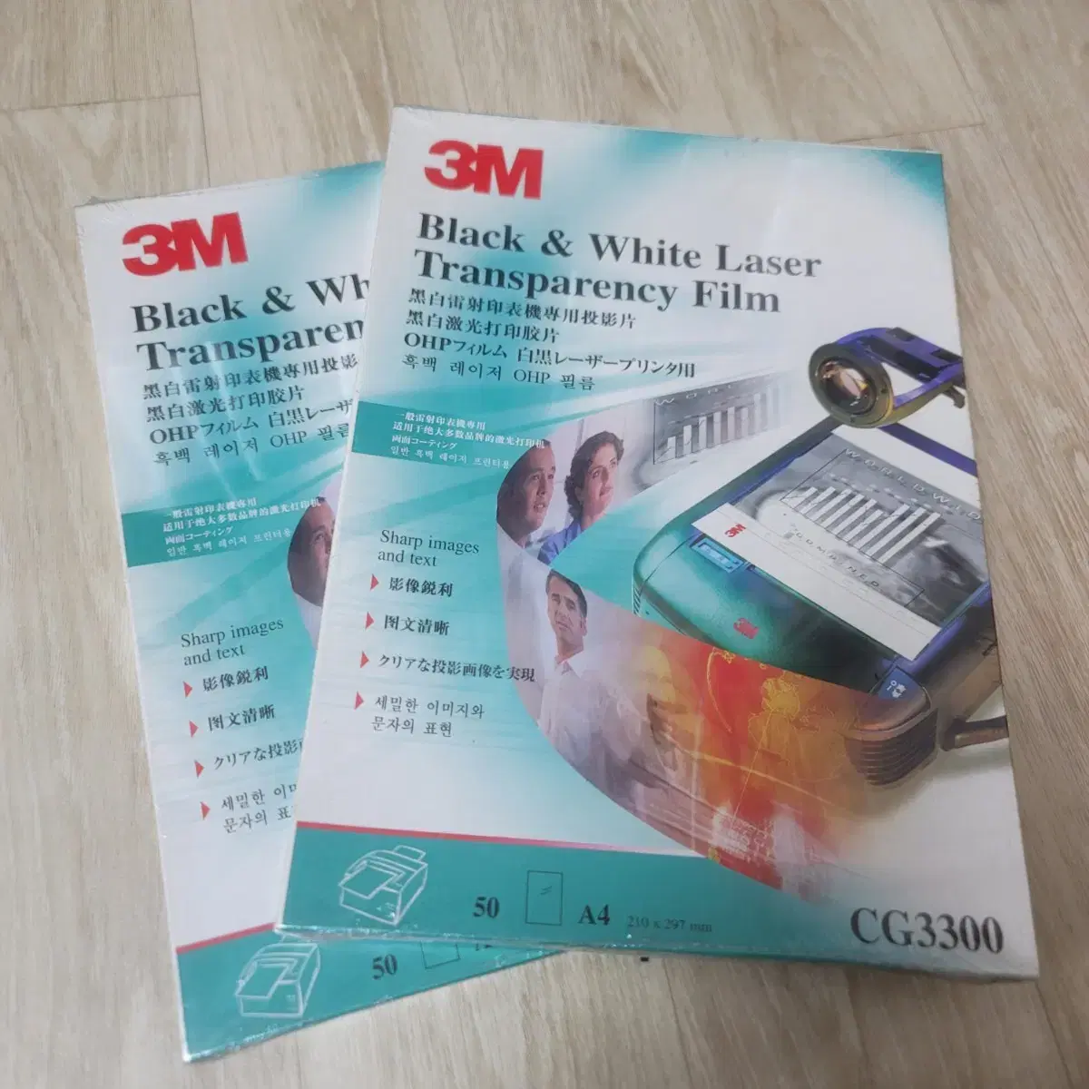 A4용지: 3M transparency film