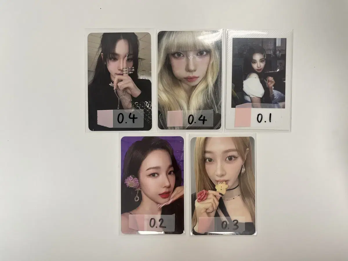에스파 포카 팝니다 카리나윈터지젤닝닝