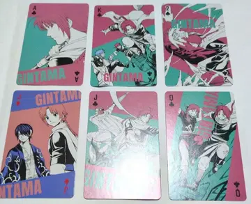 은혼 은혼전 원화전 하타치의 모임 트럼프 카드놀이 신비 세트 6장