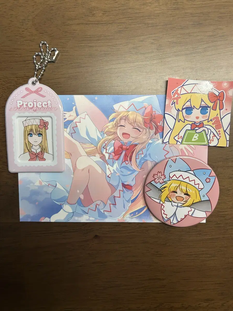 Dongbang Project Lily White 2nd ID photo, can badge, postcard, sticker