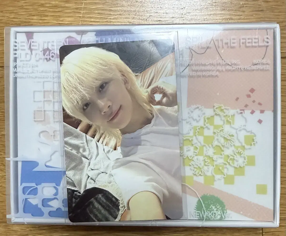 세븐틴 정한 미니 12집 spill the feels 정한 키트포카