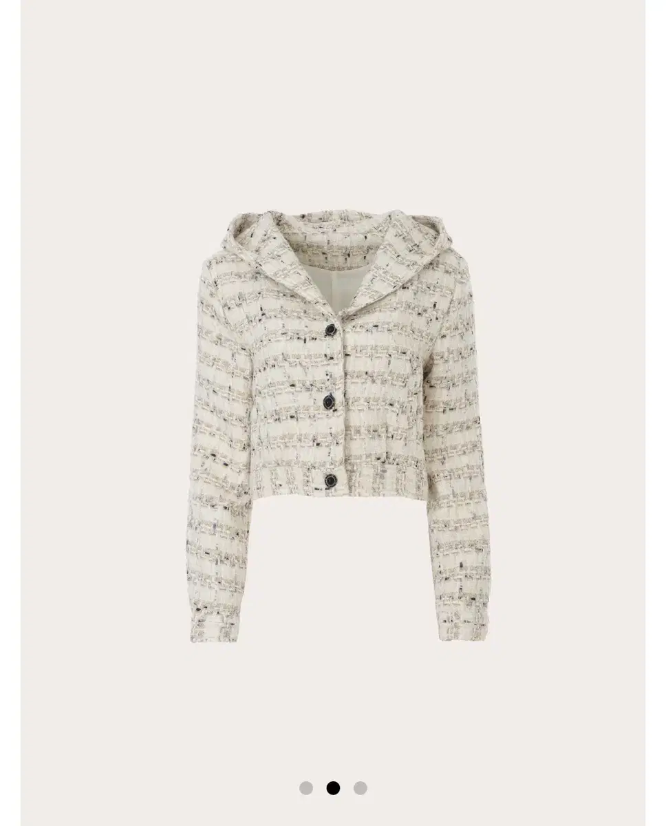 제니오 후디 트위드 zaenio tweedy hoody