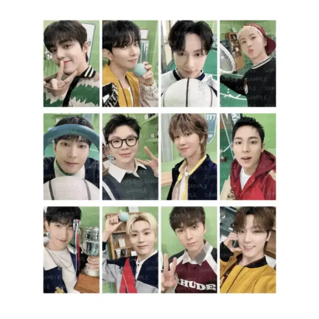 세븐틴 2025 캐럿랜드 캐랜 스타디움 자켓 포카 분철