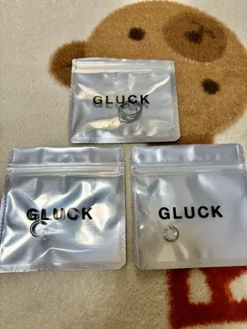 GLUCK 그루크 반지 이어커프 실버 써지컬 스테인리스