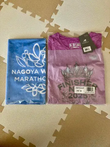 나고야 여성 마라톤 2025 완주상 피니셔 티셔츠 M사이즈