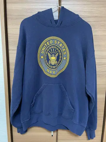 90년대 미국 해군 후드티 NAVY 로고 L사이즈