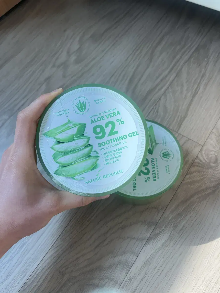 네이처리퍼블릭 알로에베라 수딩젤 300ml 2개