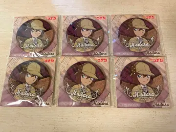 코난 플라자 한정판 홈즈 메탈릭 작은 배지 홍장미(하이바라 아이)