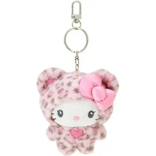 Sanrio Gyaru Kuma Pink Leopard Hello Kitty Mascot for sale