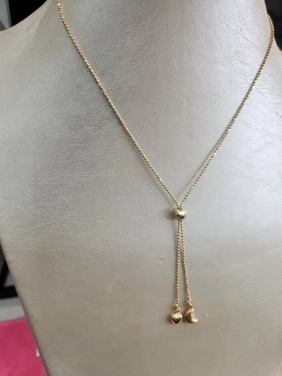 14K 2줄 목걸이