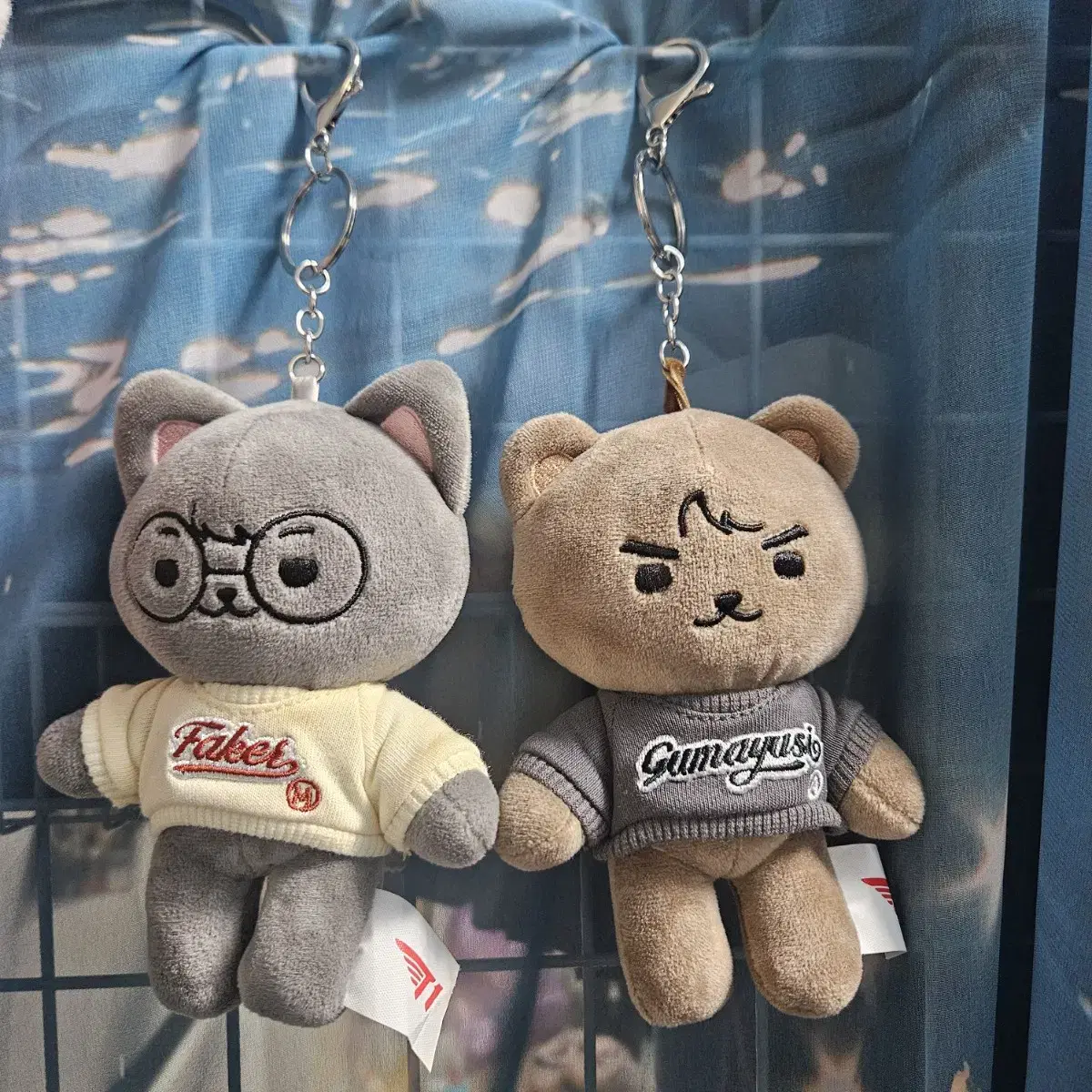 T1 Gumayusi ぬいぐるみキーホルダー 2024 T1 PLAYERS PLUSHIE OFFICIAL PHOTOCARD DOLL SKT IDOL