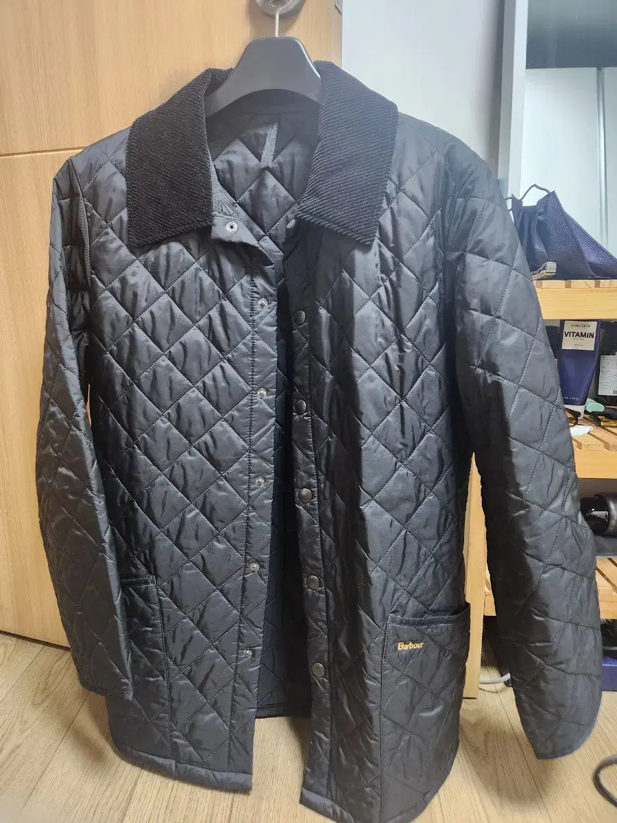 바버퀄팅자켓 L