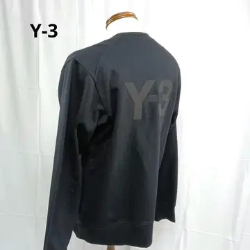 새상품 Y-3 WISLEY 긴팔 맨투맨 백 로고 블랙 L사이즈
