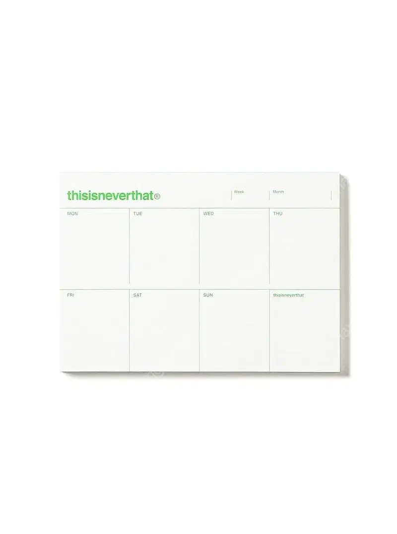 디스이즈네버댓 Weekly Planner Pad