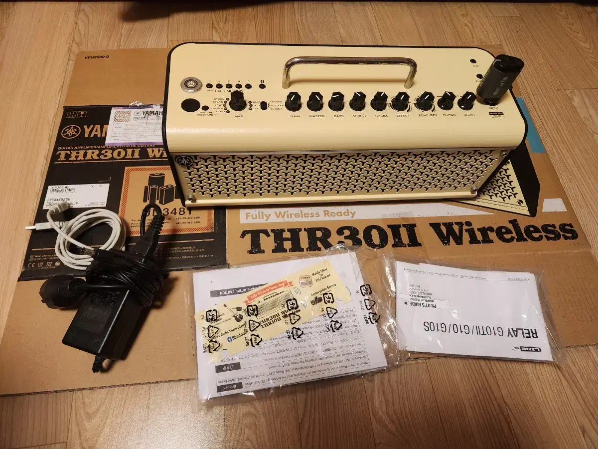 야마하 thr30ii + 라인6 relay g10t ii 무선 송신기