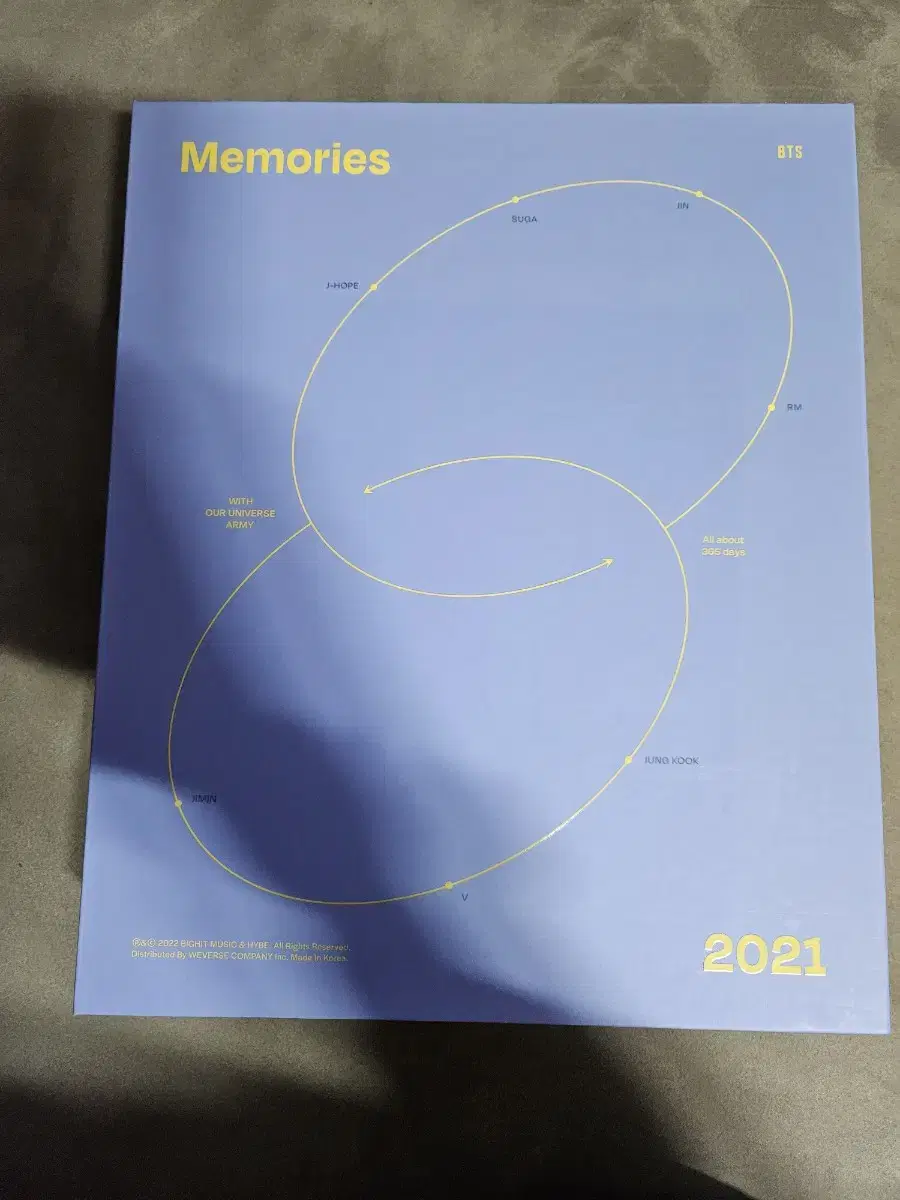 방탄 2021  메모리즈 포카 RM