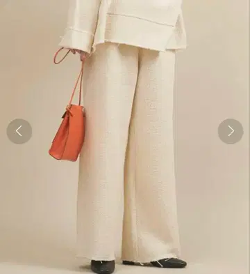 HEAR MY NAME 멕시코 와이드 팬츠 아이보리