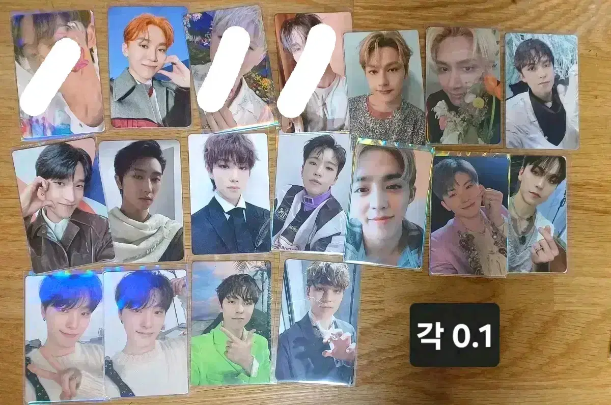 세븐틴 포토카드