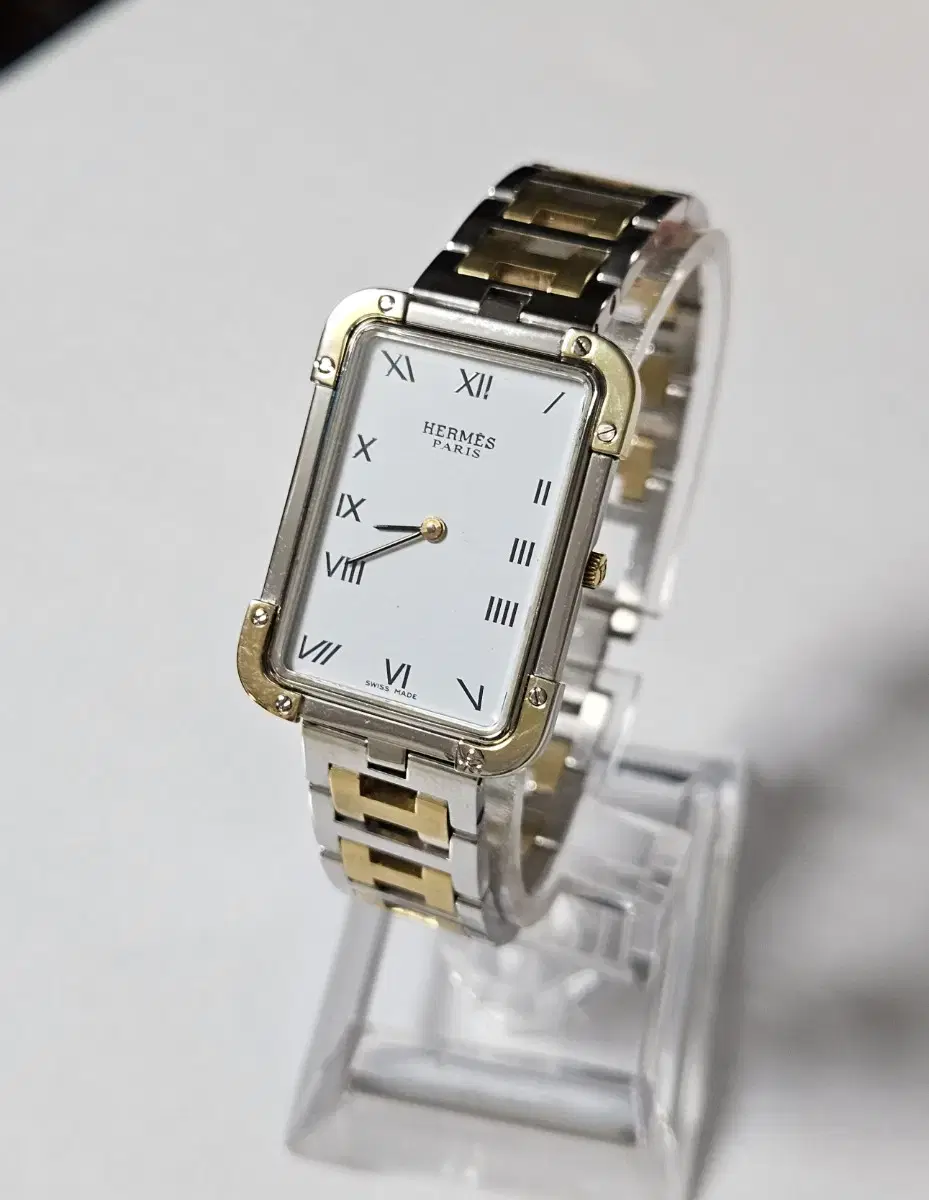 Hermes Clipper 18K Women's Combi-Metal Watch/SWISS
