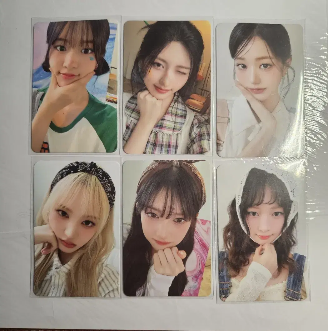 아이브 2025 시즌그리팅 시그 포카 6장 일괄