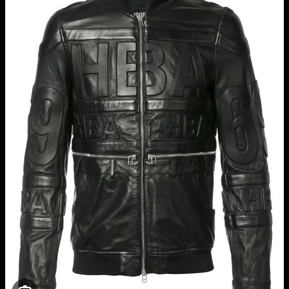 Hood by air hba leather jacket 15fw