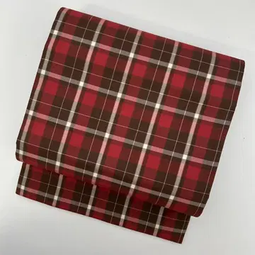 나고야 오비 체크 무늬 귀여운 디자인 순실크 T-3080