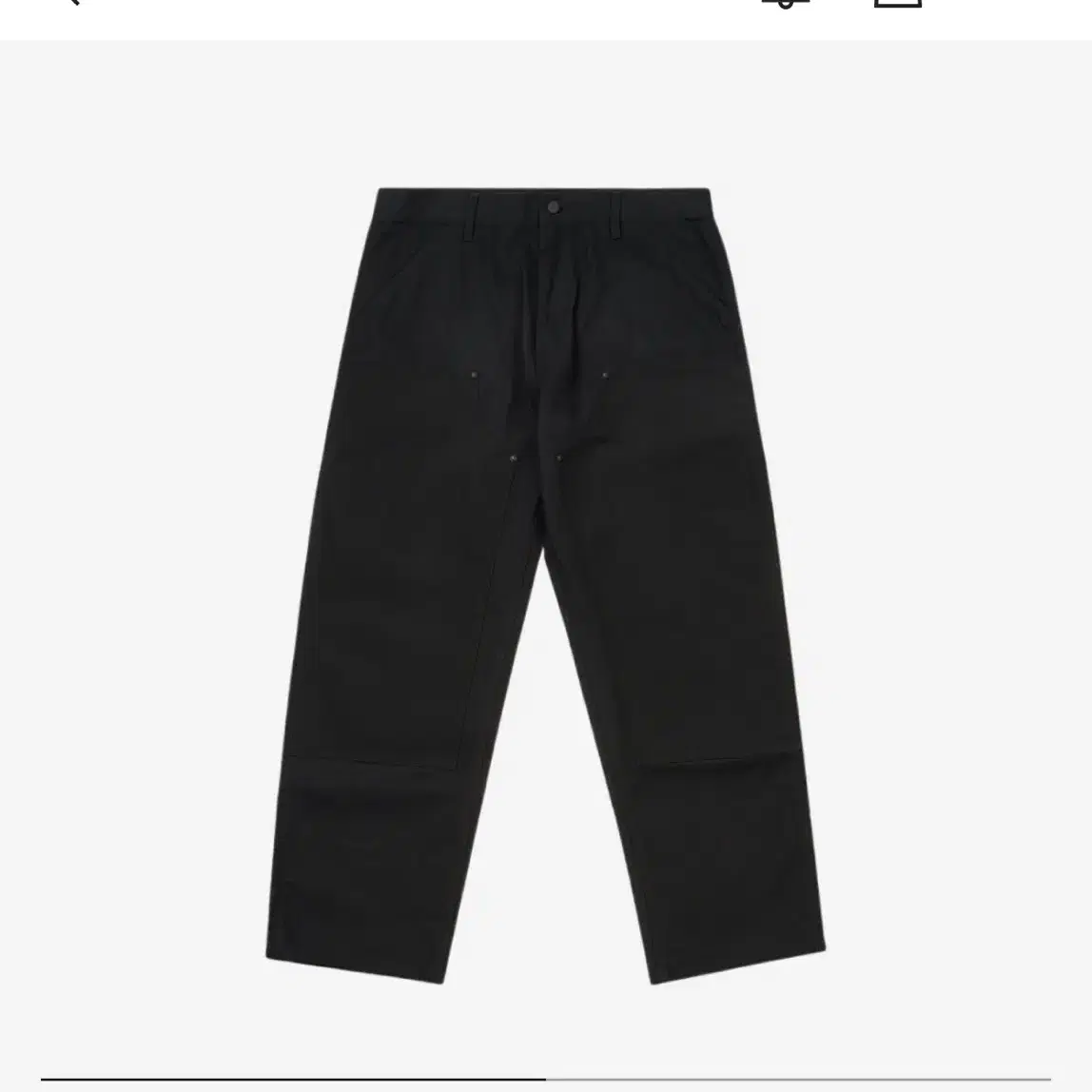 칼하트X팔라스 더블니 블랙 L 사이즈