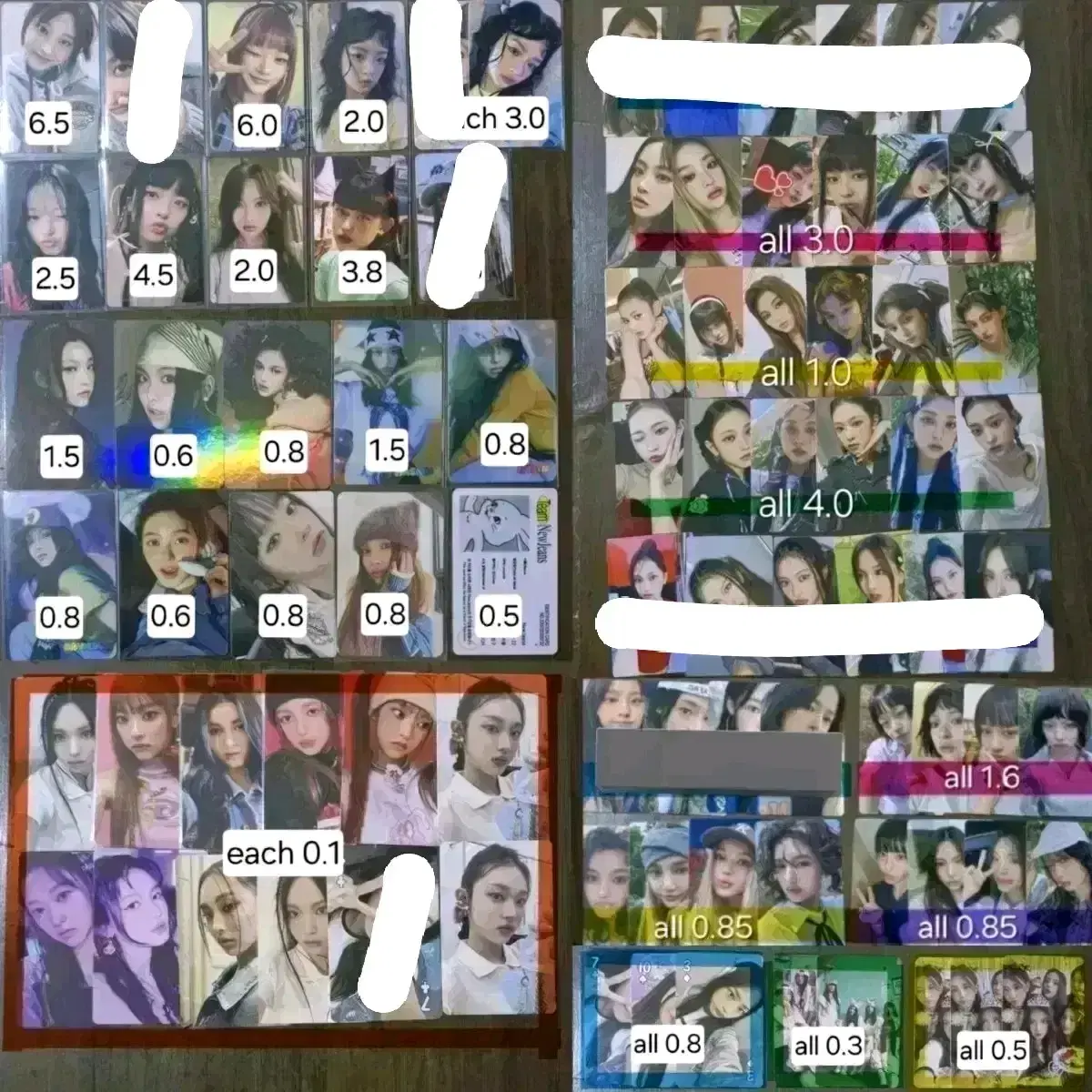 뉴진스 포카 민지하니다니엘해린혜인라인프렌즈팝업공방이즈위쇼피위버스재팬시그