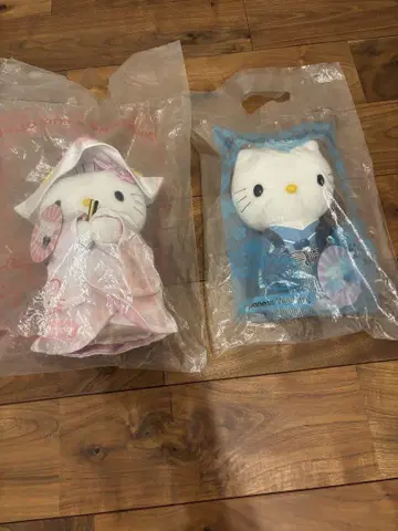 맥도날드 키티 봉제 인형 웨딩