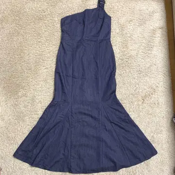 머메이드 원숄 오버롤 스커트