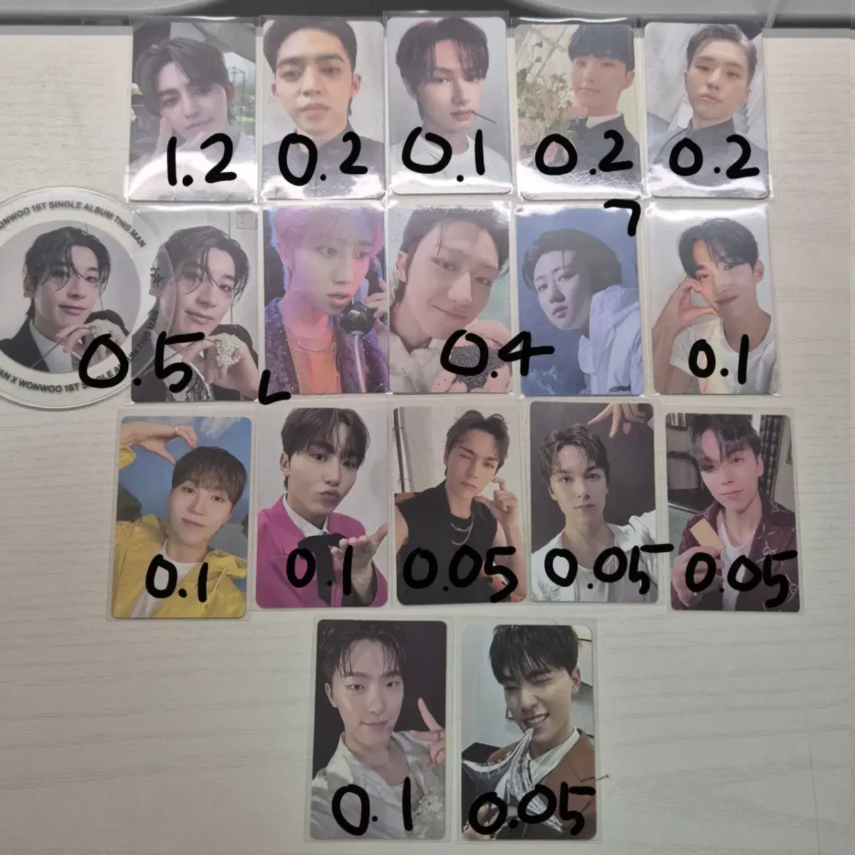 세븐틴포카승철준호시원우명호도겸승관버논이찬 *가격내림*
