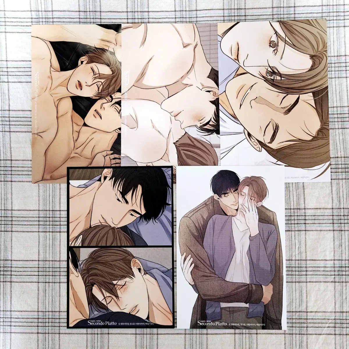 세콘도 피아또 마찝 비온 카페 일러스트 특전 엽서 1차비엘 비엘 리디북스
