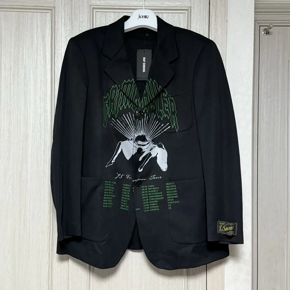 [S] 라프시몬스 그림크롤러 블레이저 자켓