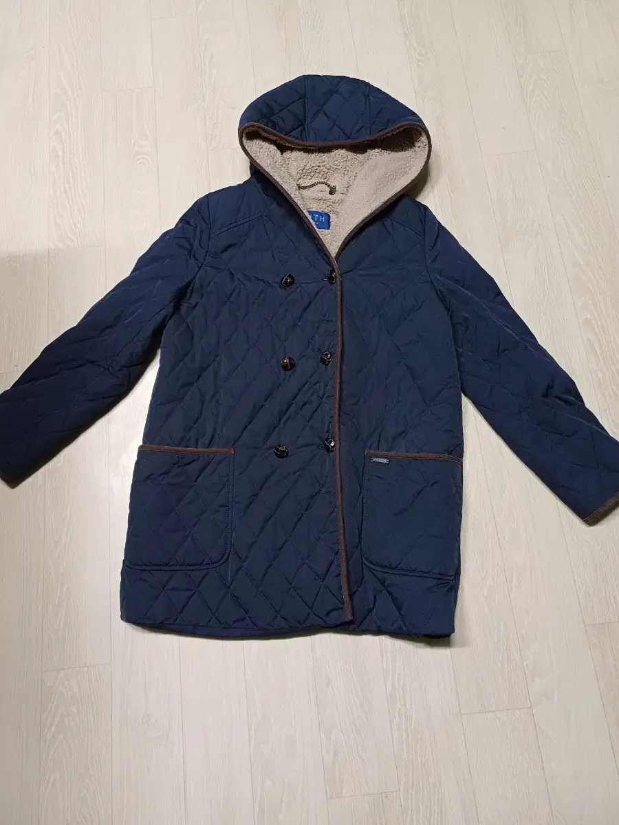 Keith London Quilted Hooded Jacket