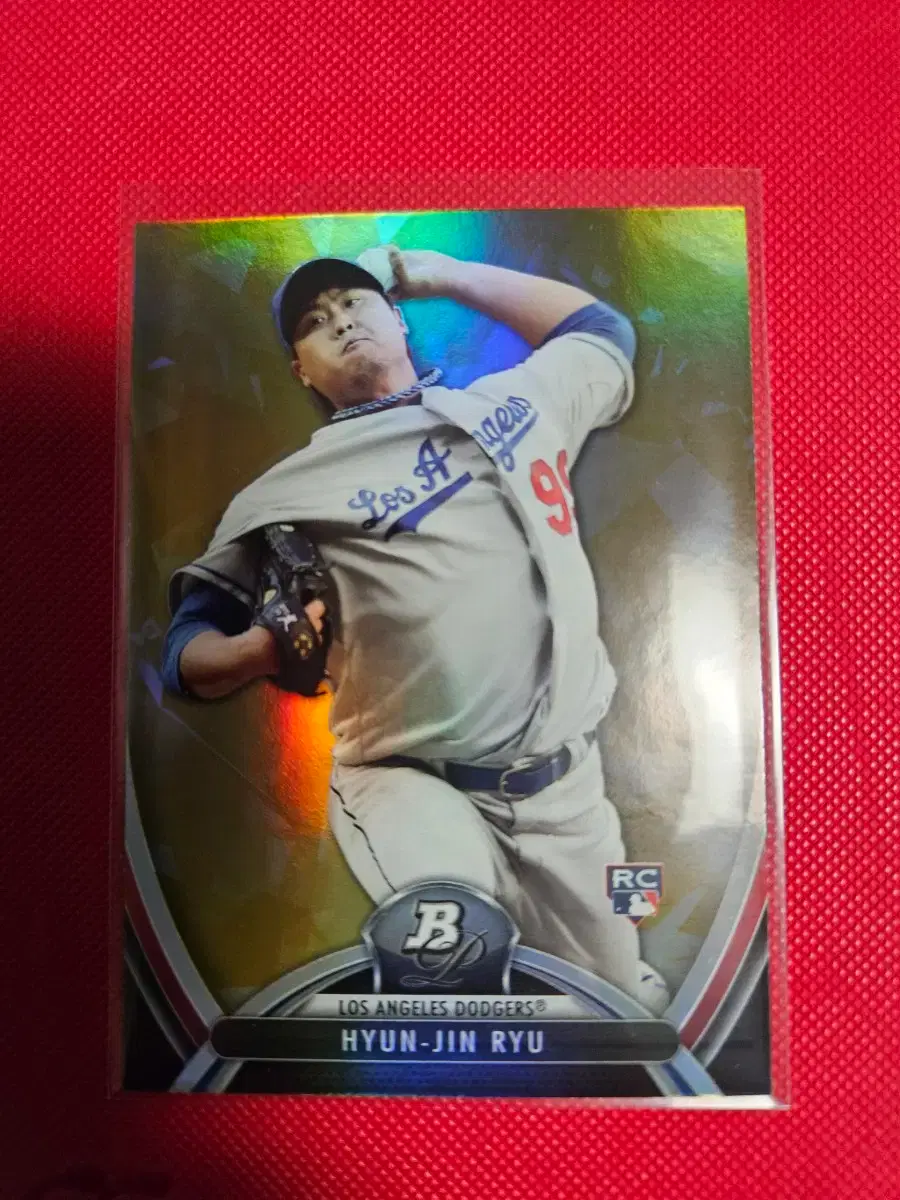 류현진 2013 Bowman Platinum 골드 RC 루키 카드
