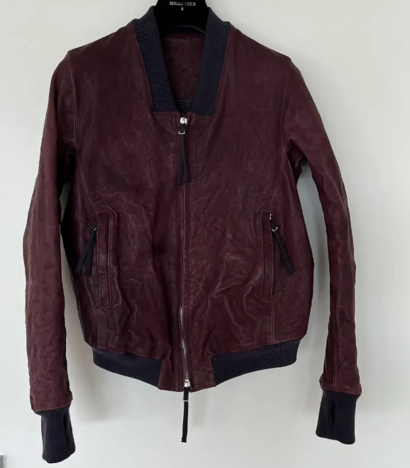 BORIS BIDJAN SABERI 가죽봄버자켓 [XS]