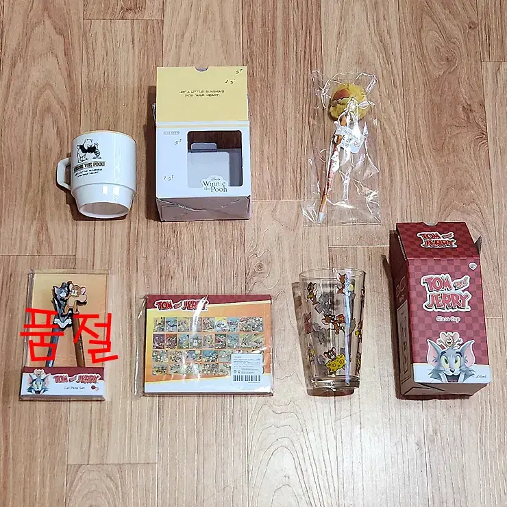 영화 (곰돌이푸/가필드/톰과제리/) 머그컵,볼펜,스티커,유리컵, 판매_+