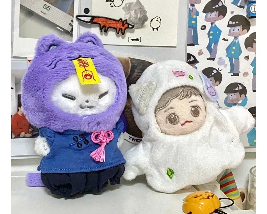 10cm 인형옷 dotdot 옷장 유령고양이