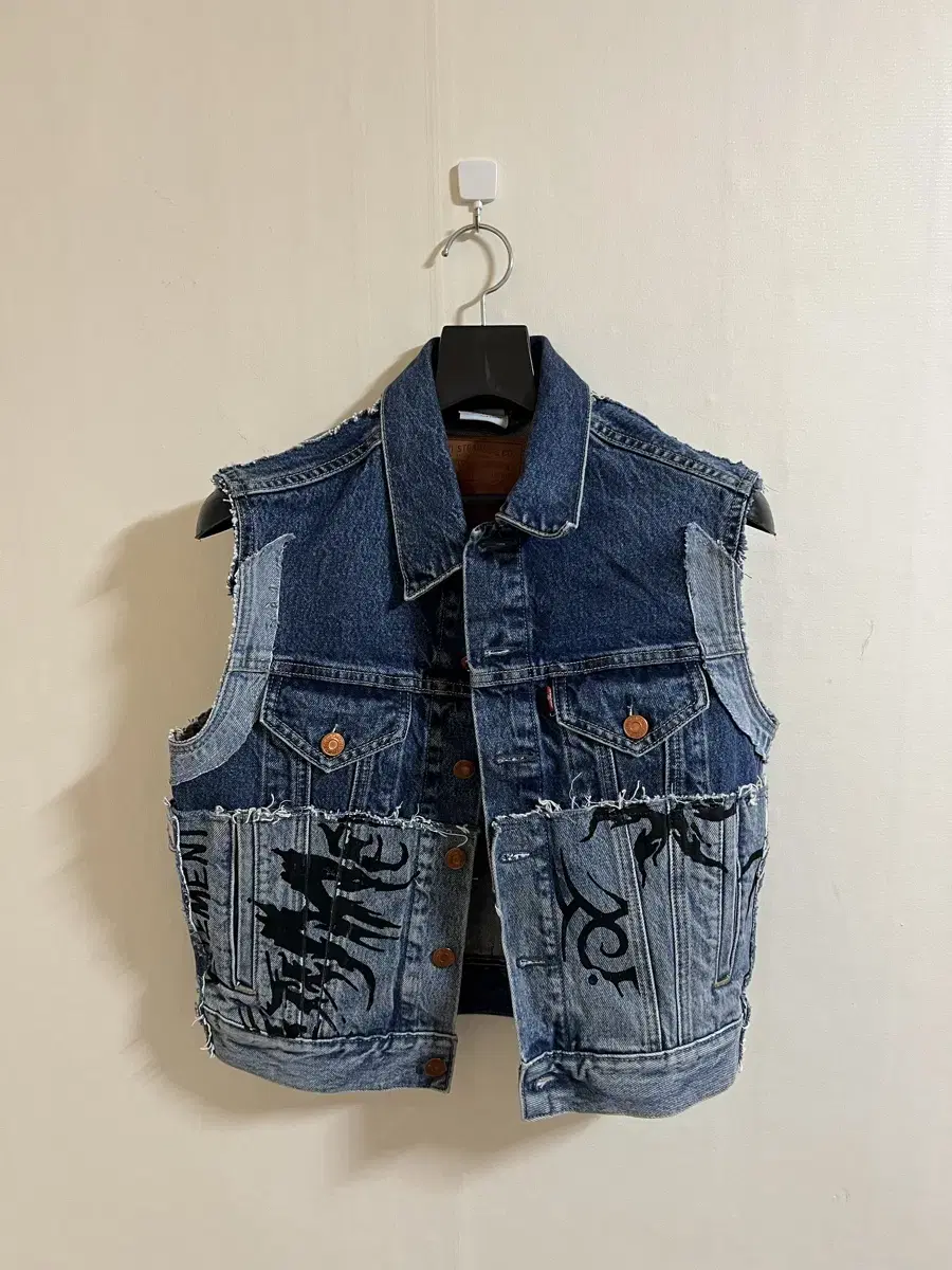 [XS] Vetements Cropped Denim Vest