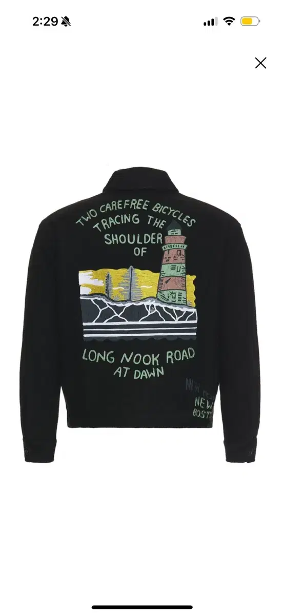 bode 엠브로이드 lighthouse자켓 s 23fw