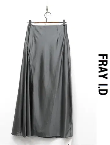 A400/미사용 FRAY I.D 새틴 내로우 스커트 비대칭 1