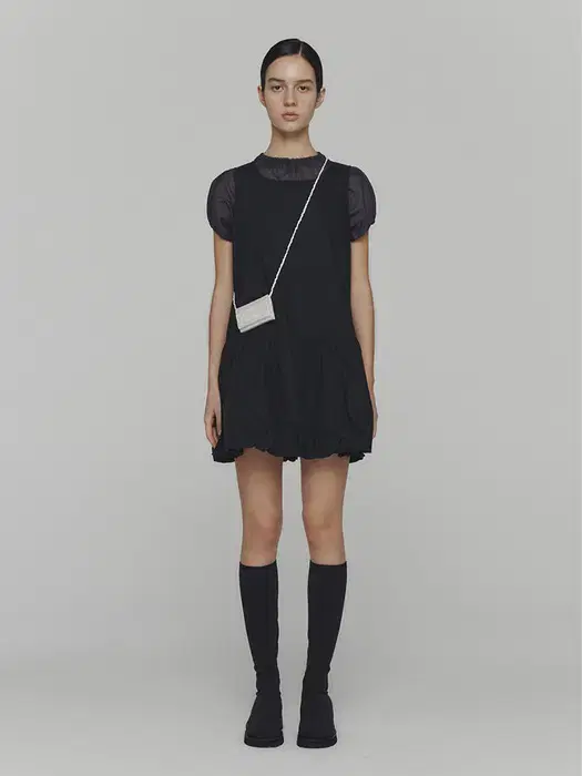 AMOREPACIFIC VOLUME MINI DRESS BLACK