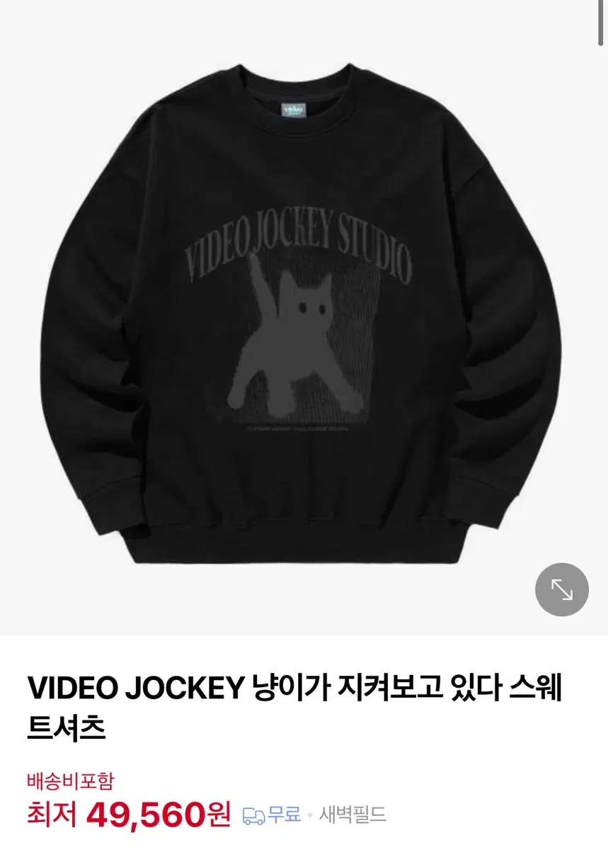 비디오자키 냥이가 지켜보고있다 맨투맨