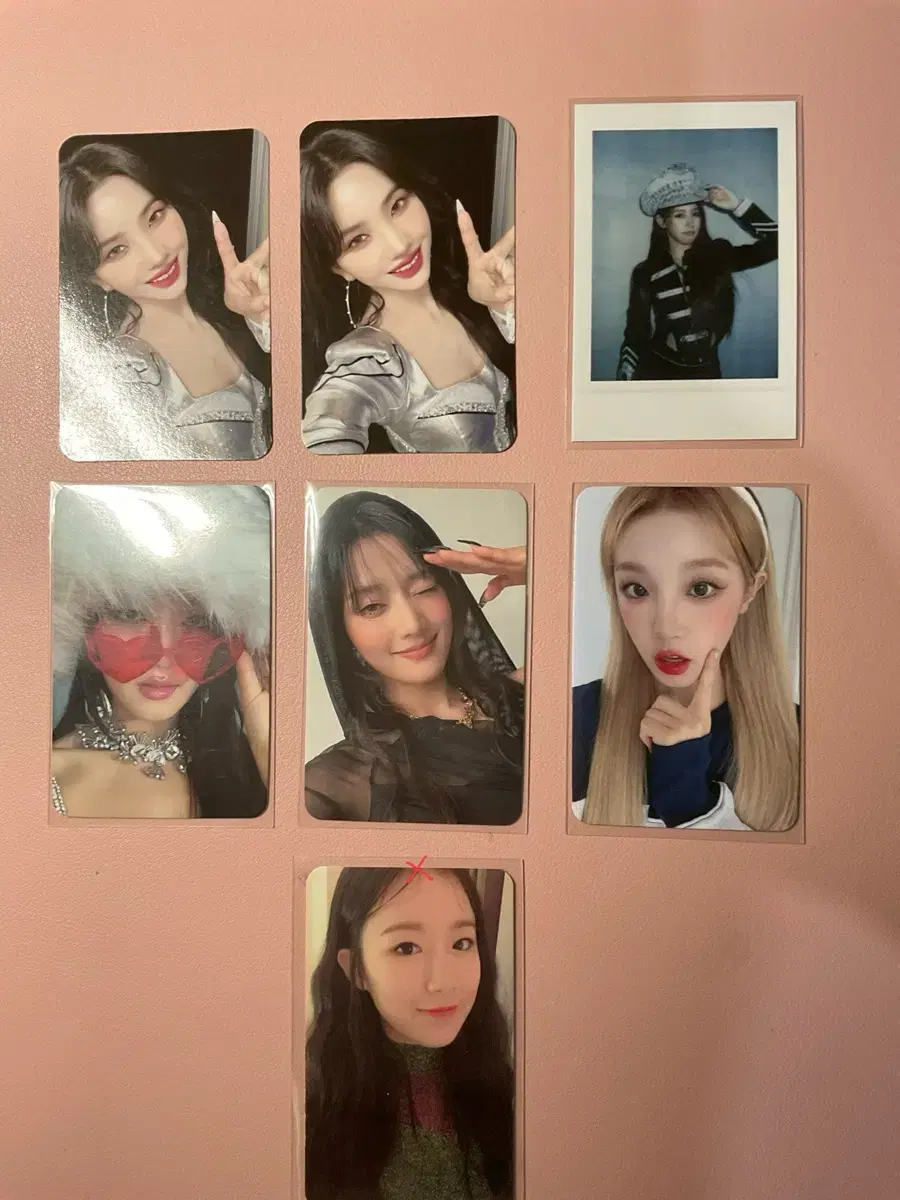 여자아이들 포카 떨이