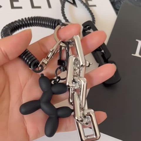 [연말특가] 실버도금빅체인퍼피키링포카탑로더카드홀더 엔위시보넥도엔하이픈방탄