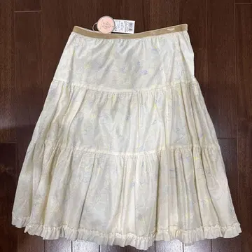 미사용 새상품 레베카 테일러 꽃무늬 자수 스커트